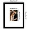Americanflat 11x14 Wedding Picture Frame - 5x7 with Mat or 11x14 without Mat - Photo Frame for Special Occasions - Shatter Resistant Glass - Hanging Hardware for Horizontal or Vertical Display